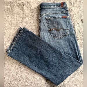 7 For All Mankind Bootcut Jeans Size 31 Medium Wash